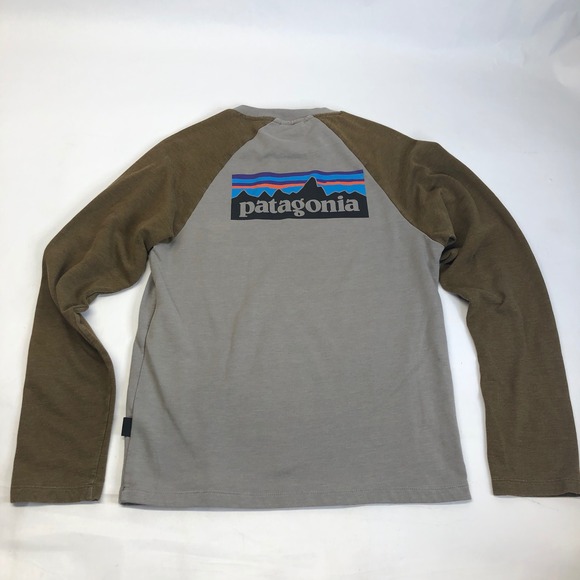Patagonia Other - Patagonia Organic Cotton Long‎ Sleeve Raglan Tee Shirt Logo Back Size S